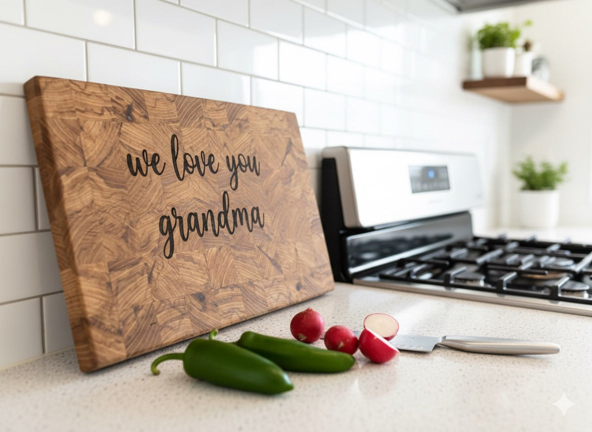 Ambrosia Maple End Grain Cutting Board