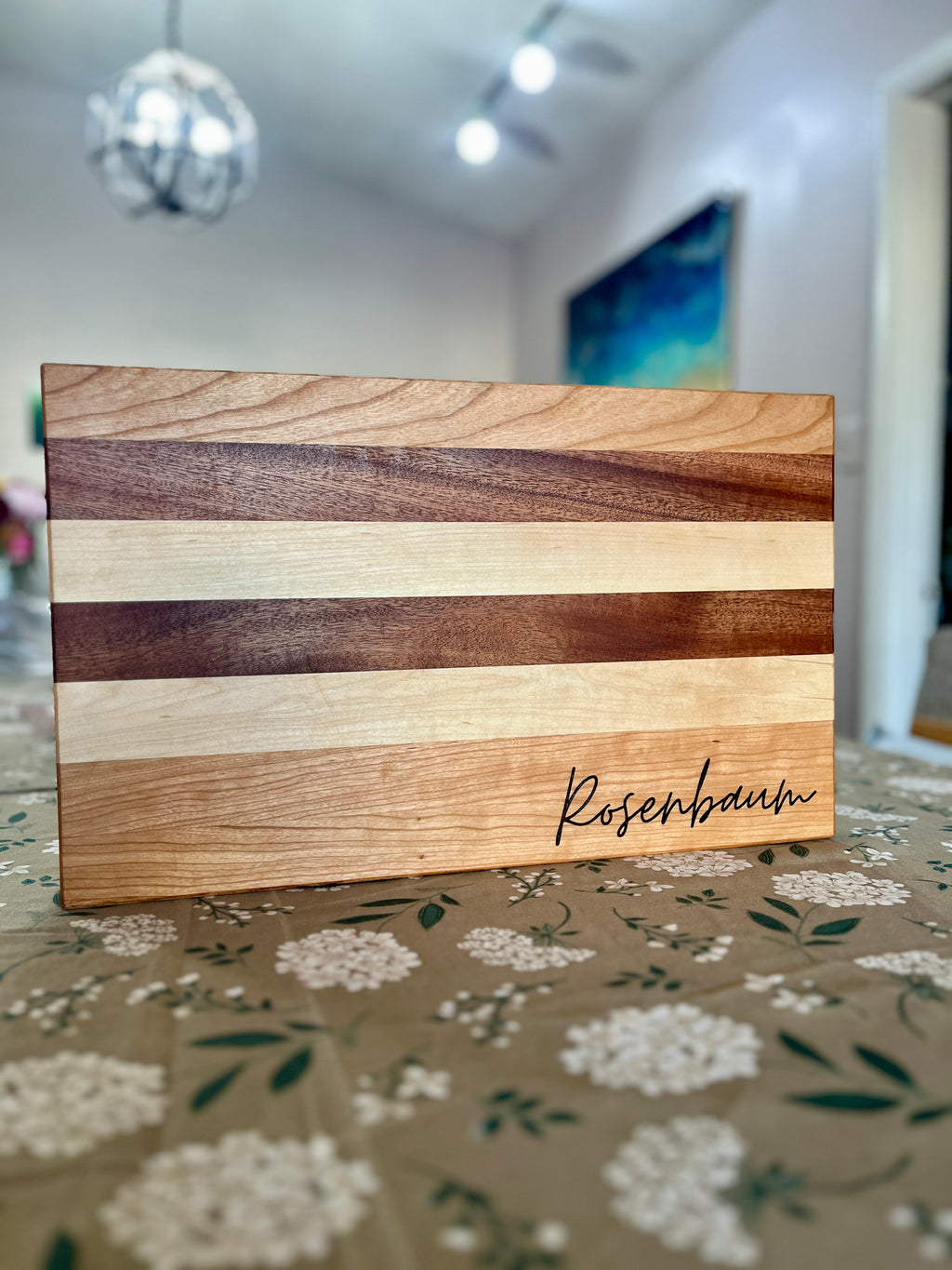 Striped Challah Board