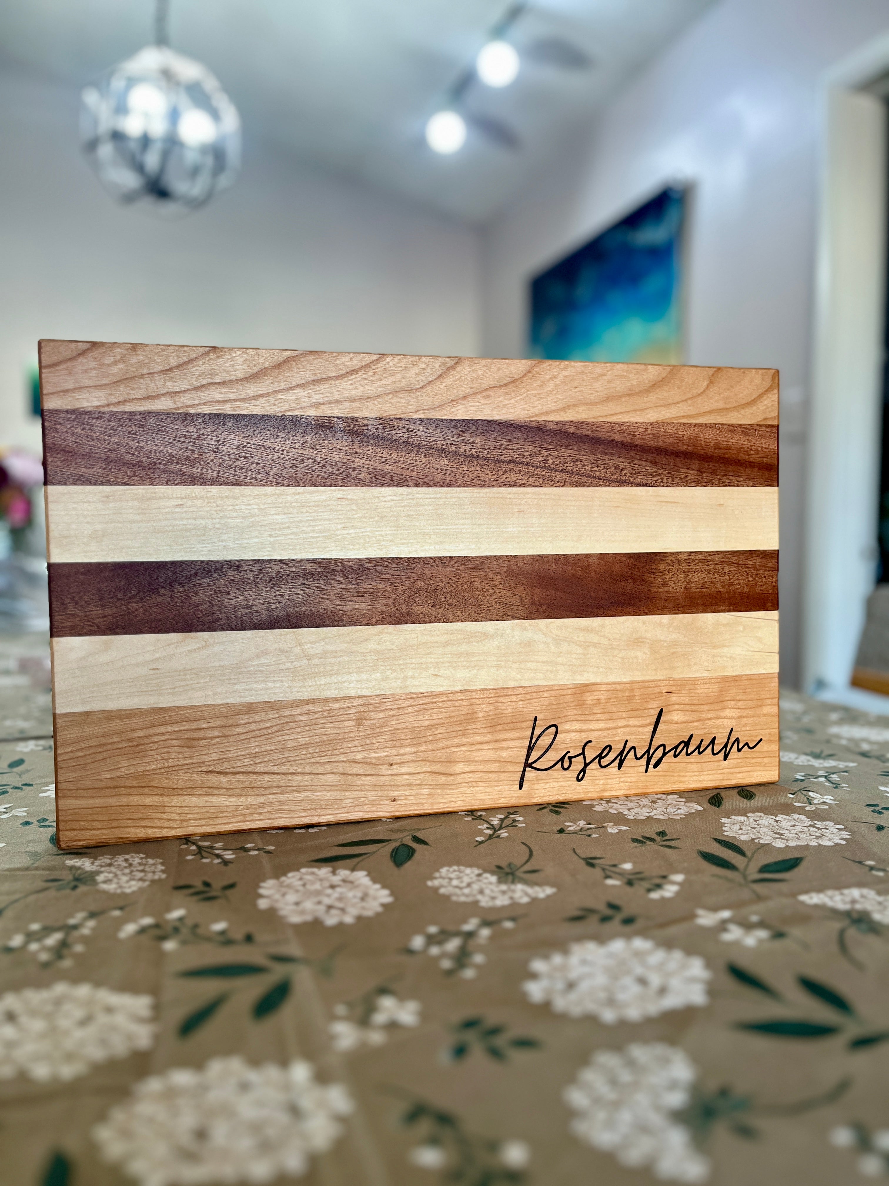 Striped Challah Board