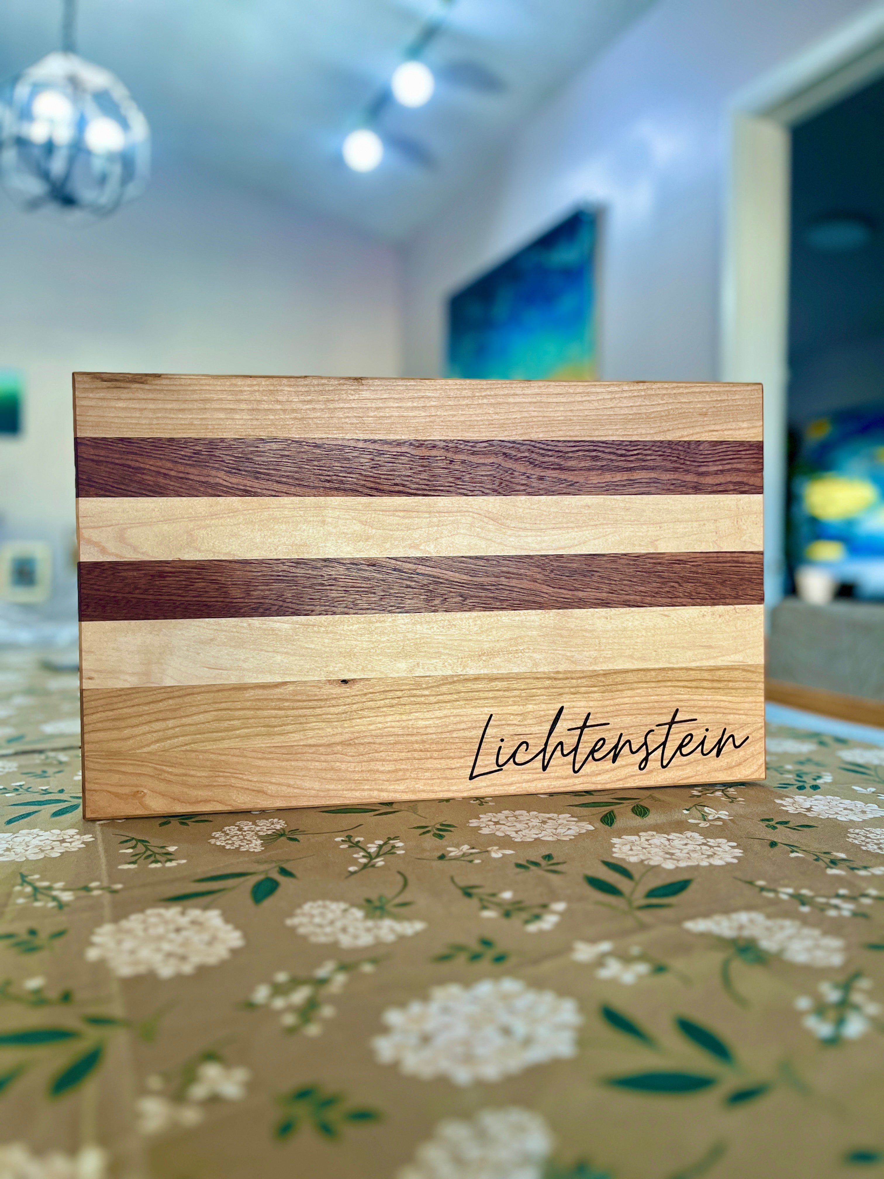 Striped Challah Board