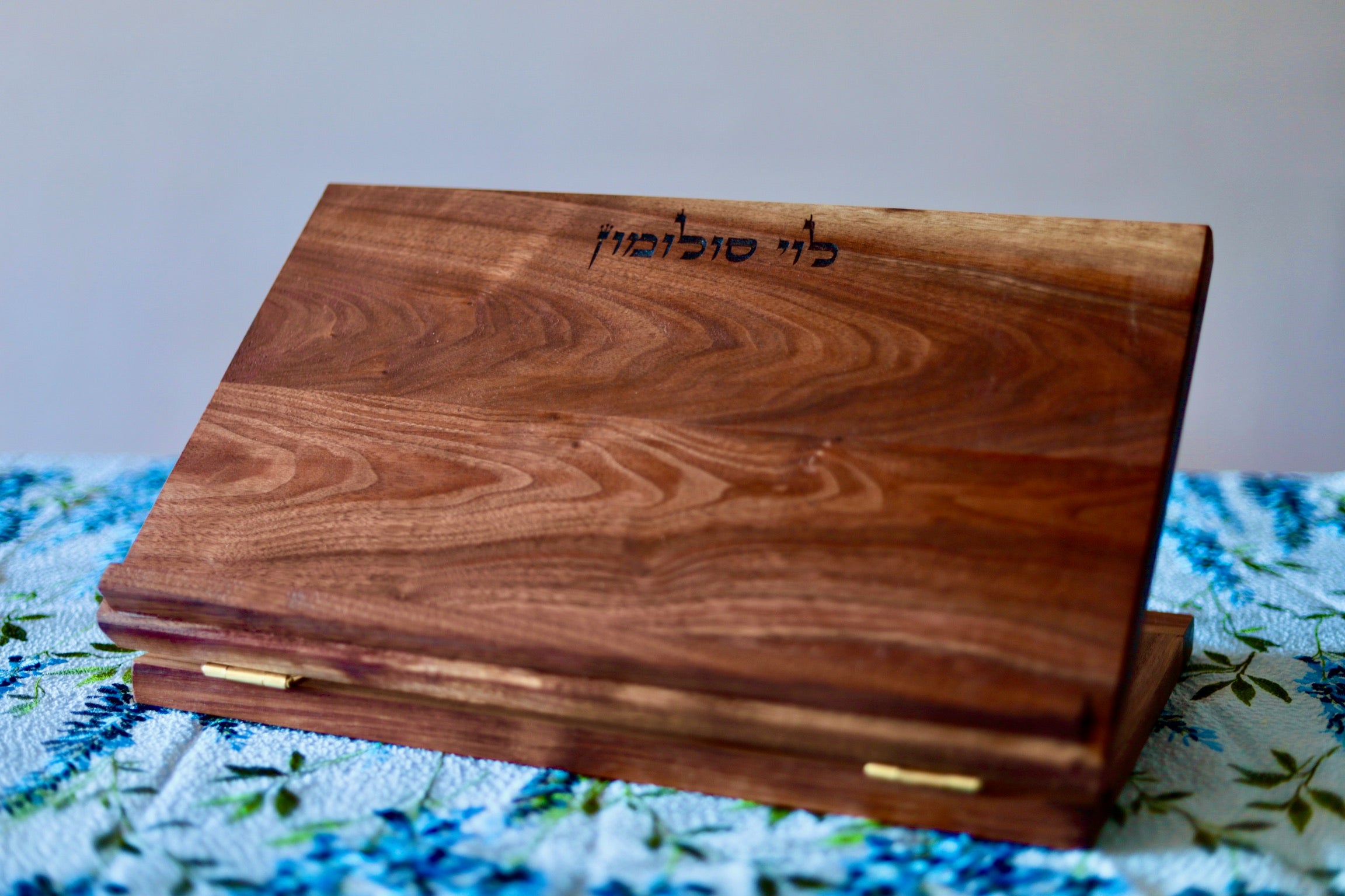 Black Walnut Tabletop Folding Shtender