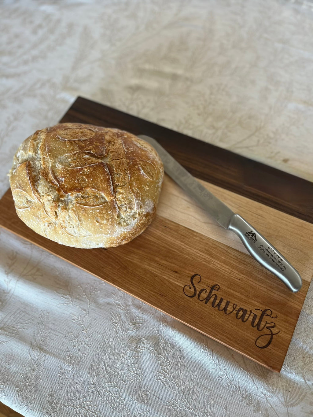 Tri-Tone Challah Board