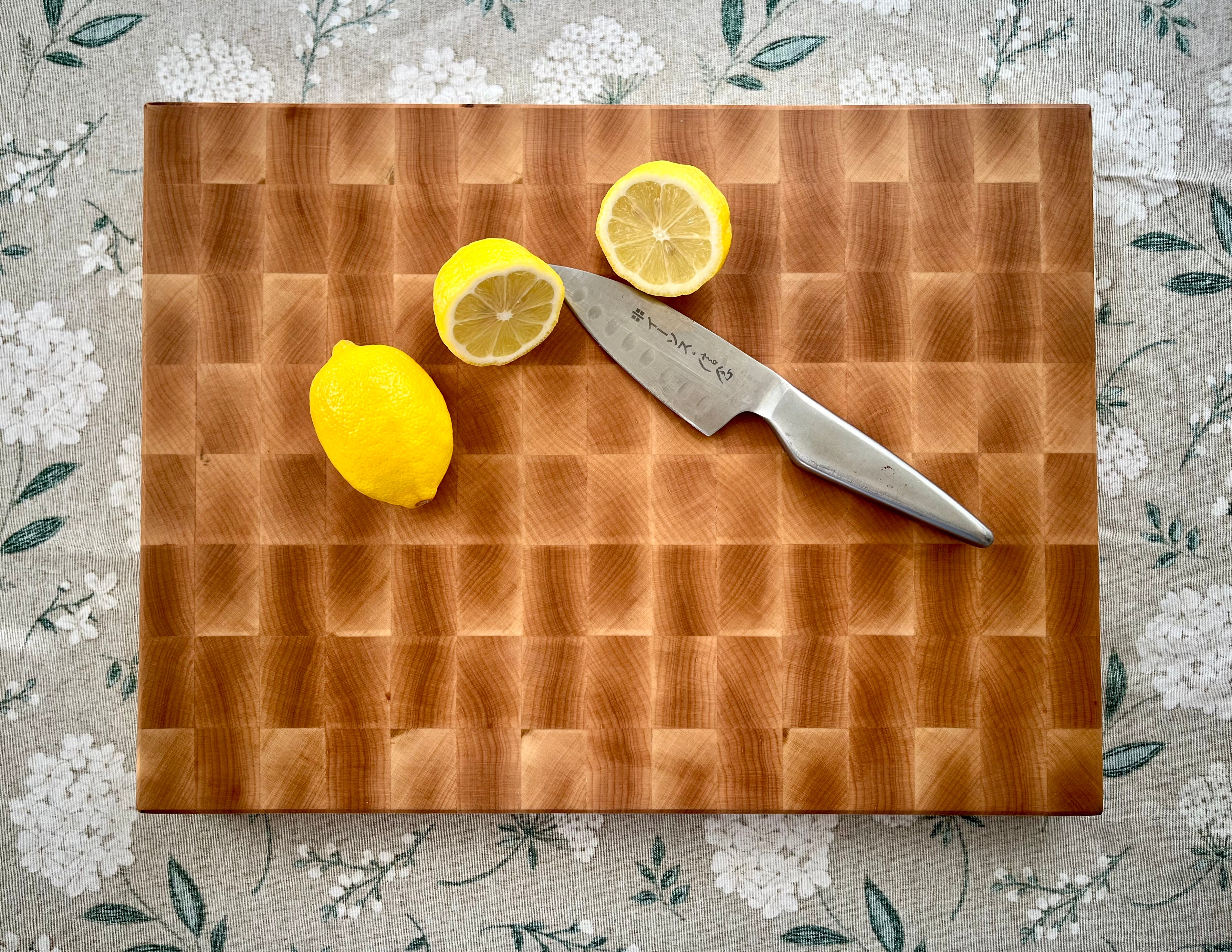 White Hard Maple End Grain Cutting Board