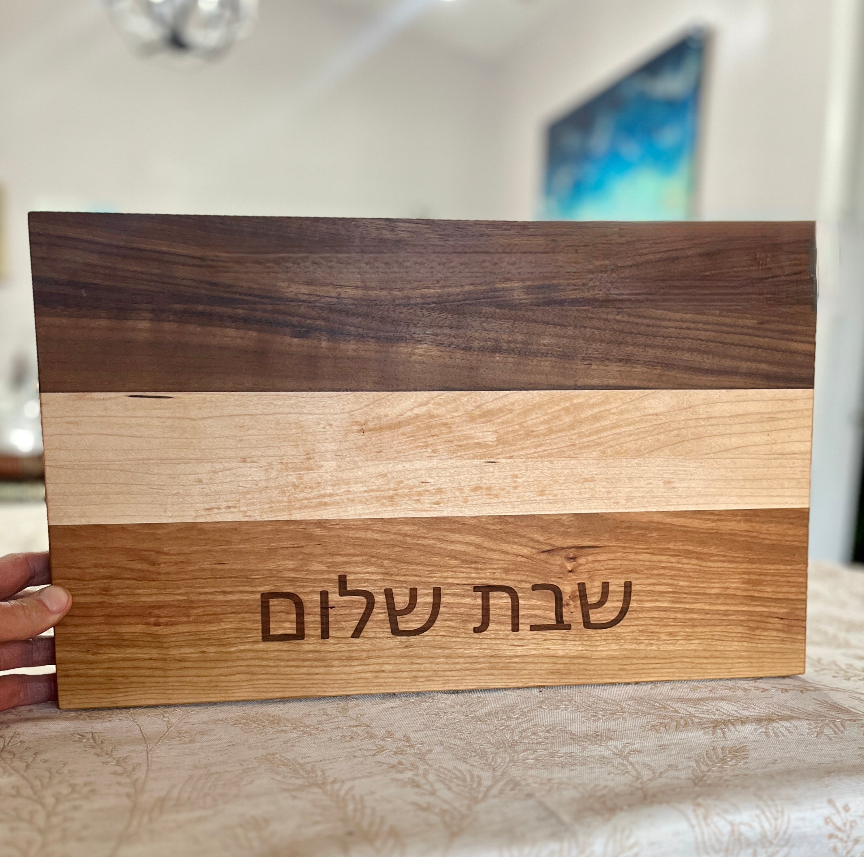 Tri-Tone Challah Board