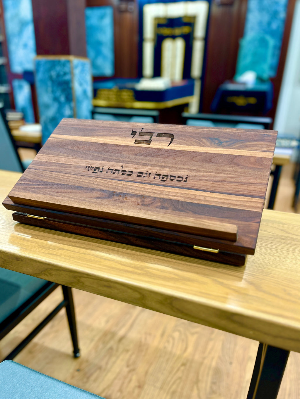 Black Walnut Tabletop Folding Shtender