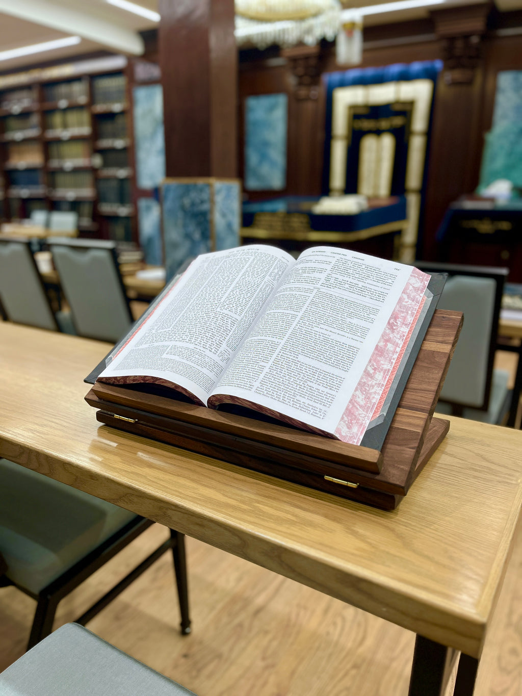 Black Walnut Tabletop Folding Shtender