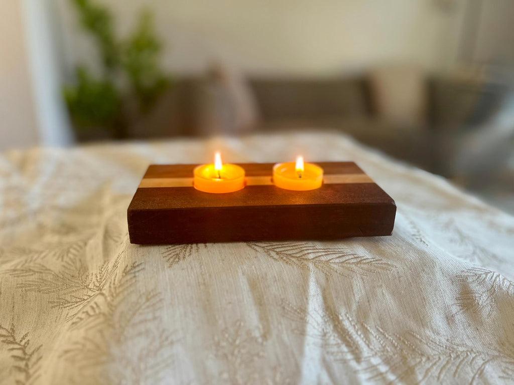 Shabbat Candles Tea Light Holder