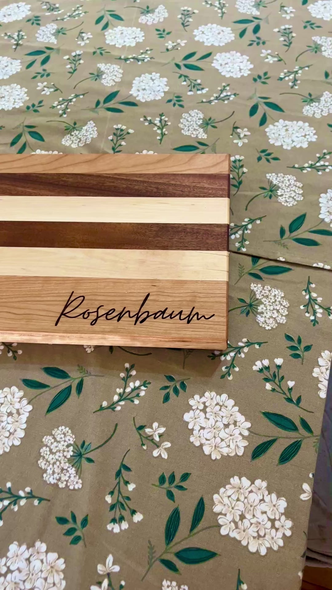 Striped Challah Board